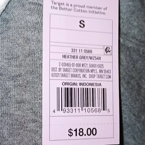 NEW Women's Hooded Cropped Sweatshirt - Wild Fable Heather Gray Small - Picture 6 of 6